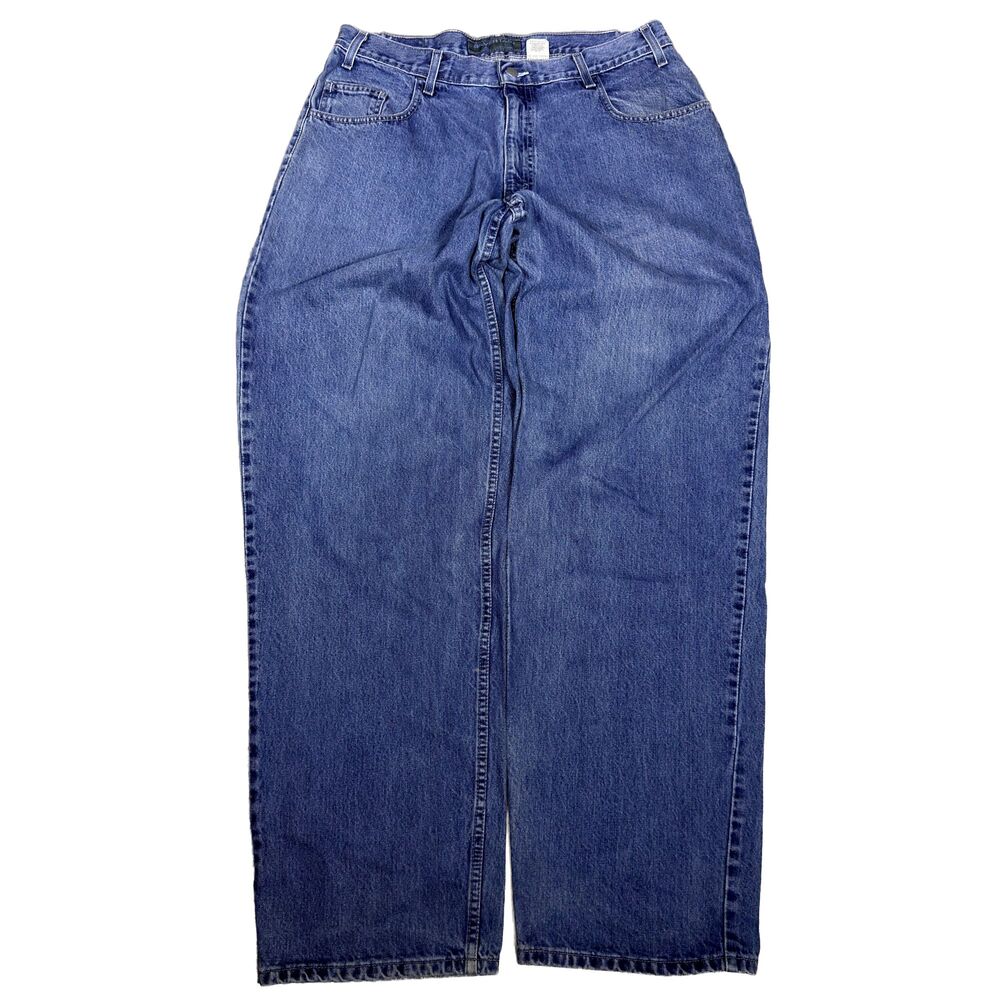 Levis Silvertab Men's Baggy Fit Jeans 36x36(34x32) Blue Denim Vintage 90s Y2K